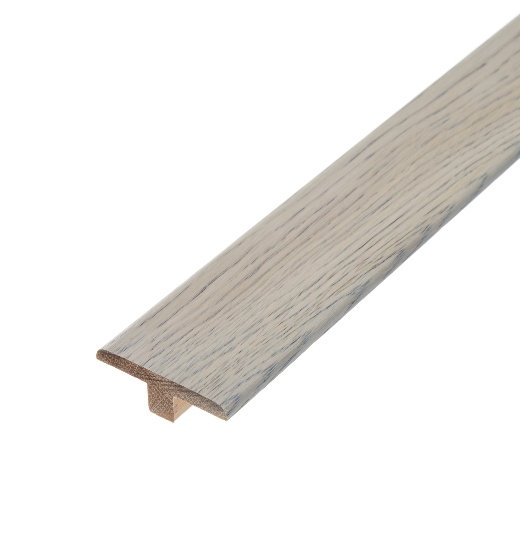 Light Grey Solid Wood T Profile