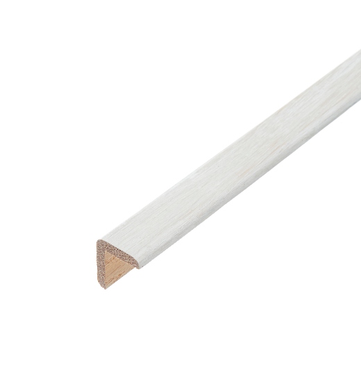 Super White Solid Wood L-Shape Nosing