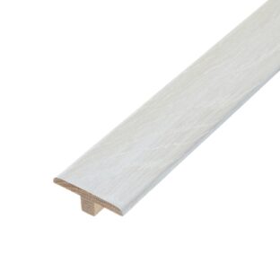 Super White Solid Wood T Profile