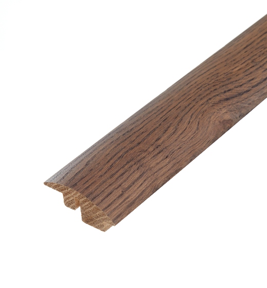 Walnut Stain Solid Wood Semi Ramp Profile