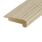 White Varnished Oak Laminate Stair Nosing-thumb