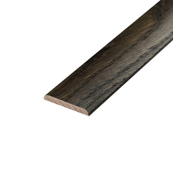 Dark Smoked Solid Wood Flat Door Bar