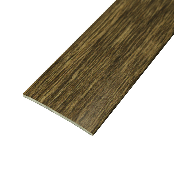 Dark Stripped Oak 37mm Self-Adhesive  Flat Door Bar
