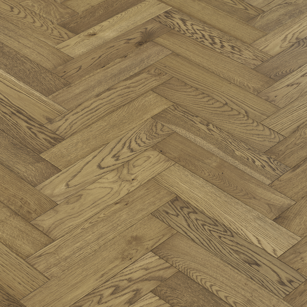 Bespoke Wood Flooring Herringbone Sepia