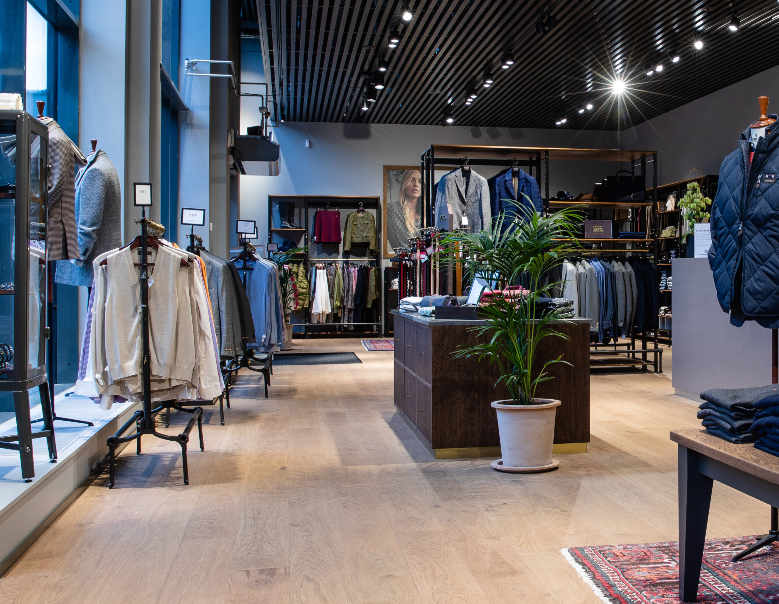 Clothing Shop with Välinge Flooring